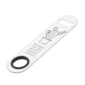 Bunny Cactus Speed Flaschenöffner (Vorderseite Schrägansicht)