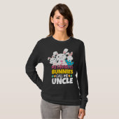 Bunny Call Me Uncle Happy Easter Sunday Egg Easter T-Shirt (Vorne ganz)