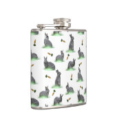 Bunny Carrot Craze Hip Flask (Farbe auswählen) Flachmann (Rechts)