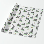 Bunny Carrot Craze Wrapping Paper (Farbe auswählen Geschenkpapier (Ungerollt)