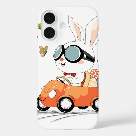 Bunny Carrot Hopping Ride Case-Mate iPhone Hülle (Rückseite)
