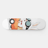 Bunny Carrot Hopping Ride Skateboard (Horizontal)