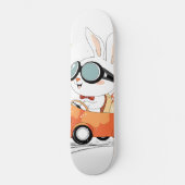 Bunny Carrot Hopping Ride Skateboard (Vorderseite)