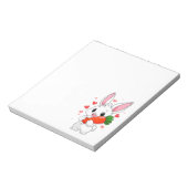 Bunny & Carrot Notizblock (Rotiert)