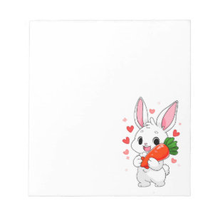 Bunny & Carrot Notizblock
