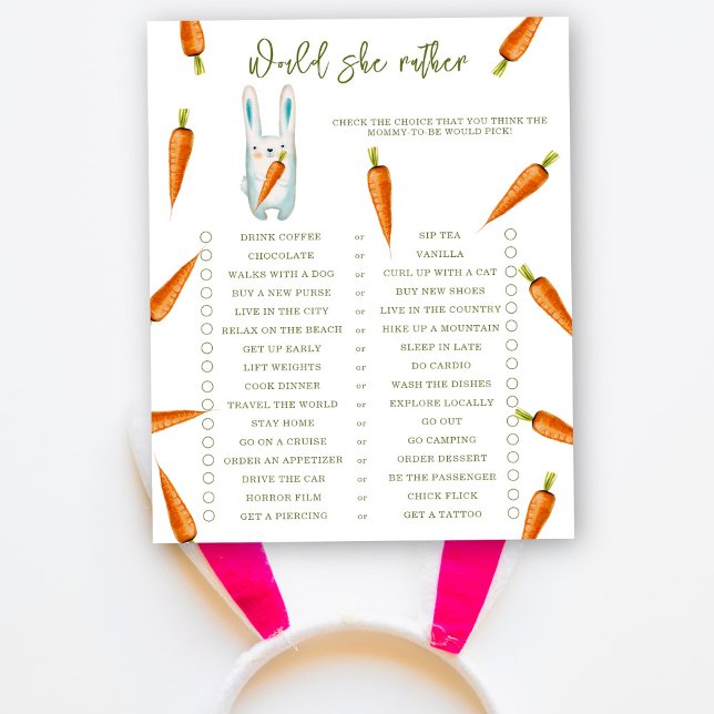 Bunny & Carrot - was sie lieber will - Babyspiel (Von Creator hochgeladen)