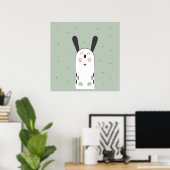 Bunny Cartoon Kids Poster (Heimbüro)