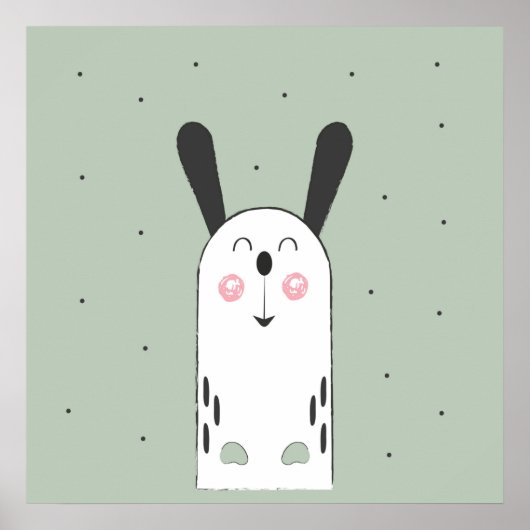 Bunny Cartoon Kids Poster (Vorne)