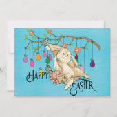 Bunny Celebrates Feiertagskarte (Vorderseite)