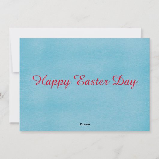 Bunny Celebrates Feiertagskarte (Rückseite)