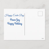 Bunny Celebrates Feiertagspostkarte (Rückseite)