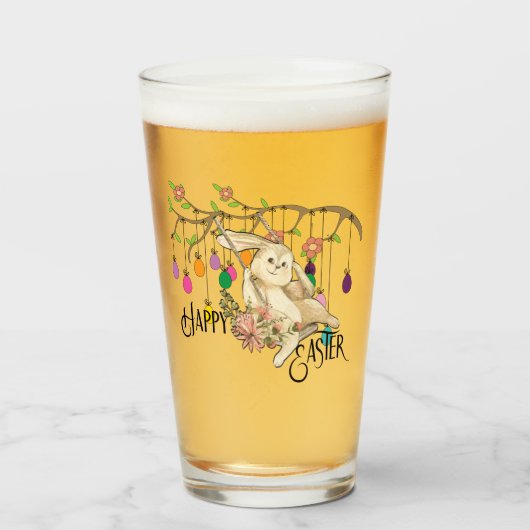 Bunny Celebrates Glas (Vorne (Gefüllt))
