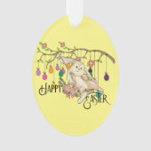Bunny Celebrates Ornament (Vorderseite)