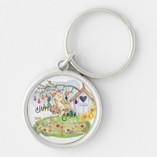 Bunny Celebrates Schlüsselanhänger (Vorne)