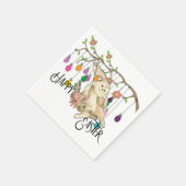 Bunny Celebrates Serviette (Ecke)