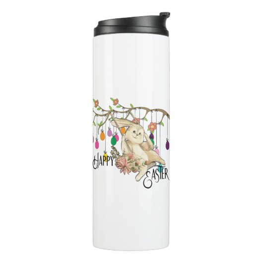 Bunny Celebrates Thermosbecher (Nach links gedreht)