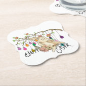 Bunny Celebrates Untersetzer (angewinkelt)