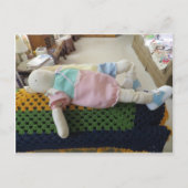 Bunny Centerfold Postkarte (Vorderseite)