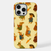 Bunny Character Patterns Watercolor Style iPhone Hülle (Rückseite)