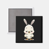 Bunny Chick Sticker2 Magnet (Vorderseite/Rückseite)