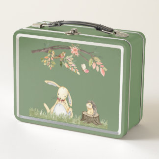 Bunny Collection Metal Lunchbox