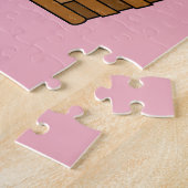 Bunny Colorful OsterEggHunt Basket | Personalisier Puzzle (Seite)