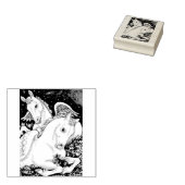 BUNNY & COLT ANGELS, WHIMSESTER OSTRUBBER-BRIEFMAR GUMMISTEMPEL (Stempel)