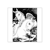 BUNNY & COLT ANGELS, WHIMSESTER OSTRUBBER-BRIEFMAR GUMMISTEMPEL (Prägung)