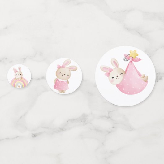 Bunny Confetti Konfetti (Rückseiten)