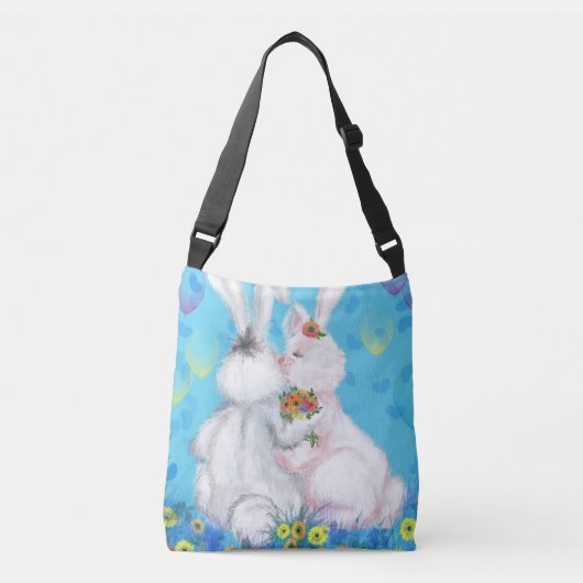Bunny Crossbody Bag - Umarmung Tragetaschen Mit Langen Trägern (Vorderseite)