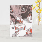 Bunny Cuts Birthday Cake Karte (Gelbe Blume)