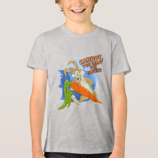 Bunny Dancing with Carrot - Fertig für Ostern Tri-Blend Shirt