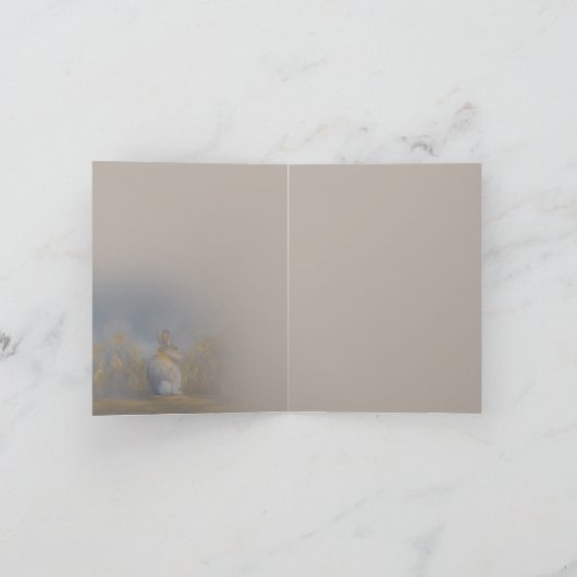 Bunny Dankeskarte (Innenseite)