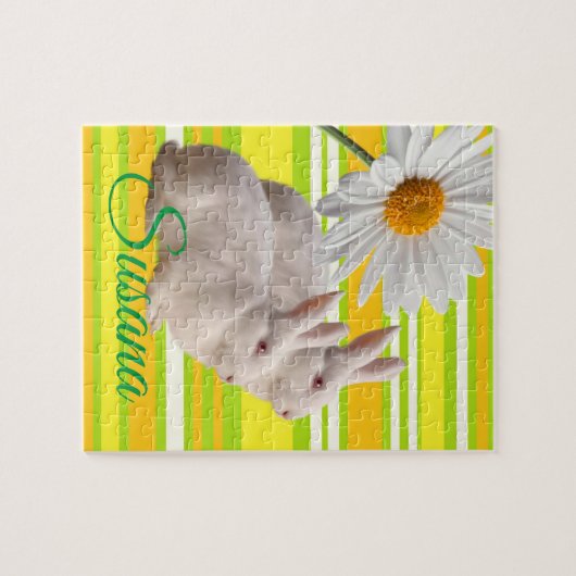 Bunny Decorative Jigsaw Puzzle Daisy (Horizontal)