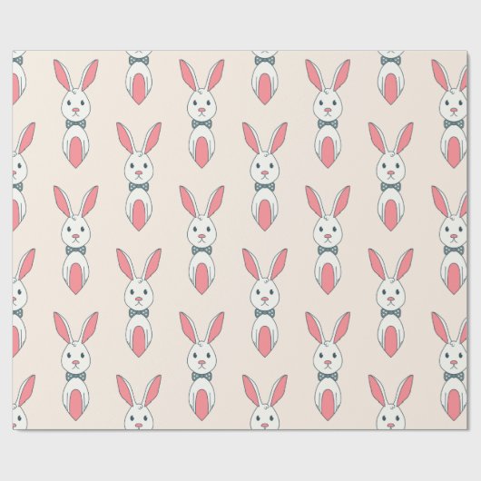 Bunny Design Geschenkpapier (Flach)