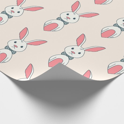Bunny Design Geschenkpapier (Ecke)
