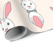 Bunny Design Geschenkpapier (Rolleneckpunkt)