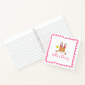 Bunny Diary 8.5" x 8.5" SpiralNotebook Notizblock (Innenseite)