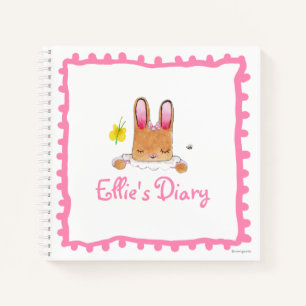 Bunny Diary 8.5" x 8.5" SpiralNotebook Notizblock