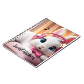 Bunny Dreamer Notebook – Cute Pastel Journal for K Notizblock (Linke Seite)