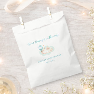 Bunny Dreams Blue Babydusche Geschenktütchen