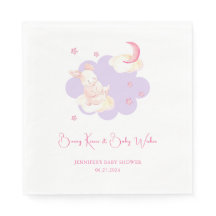 Bunny Dreams Lila Baby Dusche