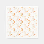 Bunny Dreams Neutral Baby Dusche Serviette (Vorderseite)