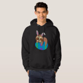 Bunny Ear Sloth Hoodie (Vorne ganz)
