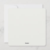 Bunny Eared Wonder Feiertagskarte (Rückseite)