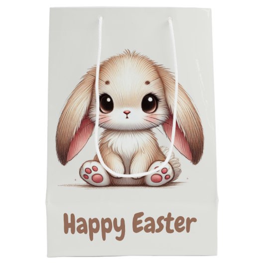 Bunny Eared Wonder Mittlere Geschenktüte (Rückseite)