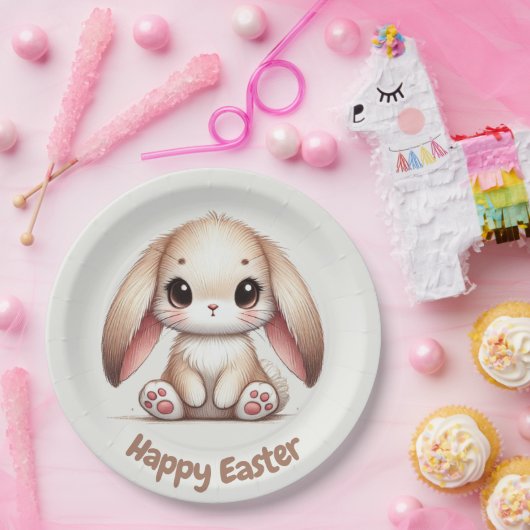 Bunny Eared Wonder Pappteller (Party)