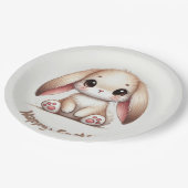 Bunny Eared Wonder Pappteller (Schrägansicht)