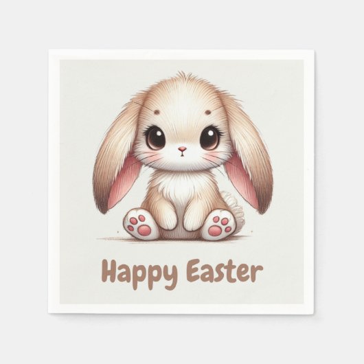 Bunny Eared Wonder Serviette (Vorderseite)