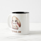 Bunny Eared Wonder Zweifarbige Tasse (Vorderseite Links)